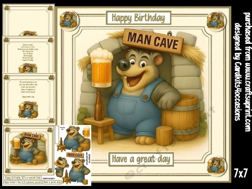 Theres a Bear in the Man Cave
