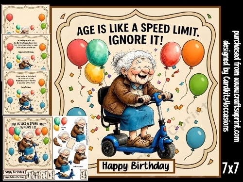 Age is like a speed limit female