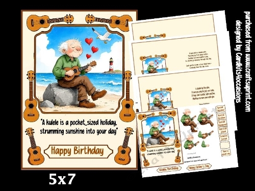 Play that Ukulele 5x7