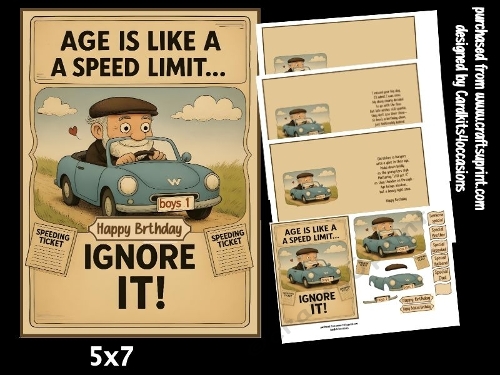Age and speed limits male 5x7