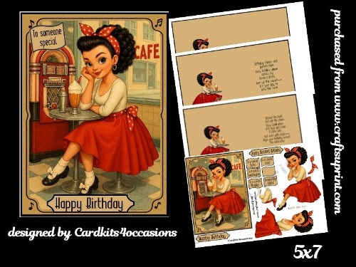Birthday at the Rock Cafe 5x7