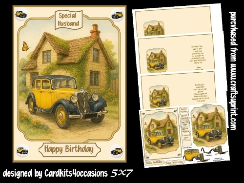 A birthday classic 5x7