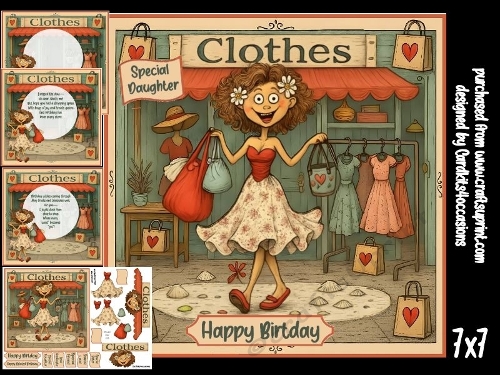 A birthday dash from shop to shop
