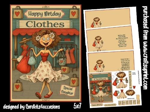 A birthday dash from shop to shop 5x7