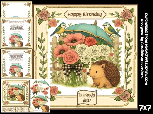 Hedgehog blooms and birdsong