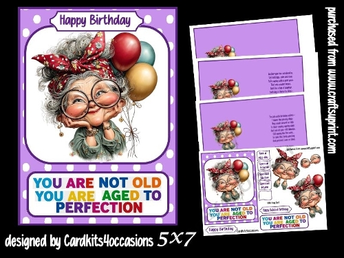 Aged to perfection 5x7