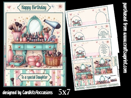 Pretty things and sparkles bright 5x7