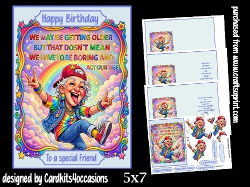 Dont act your age 5x7
