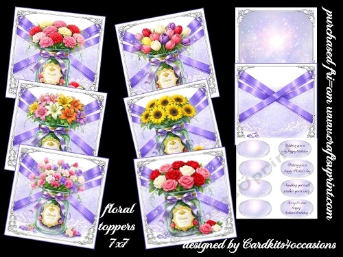 floral toppers 
