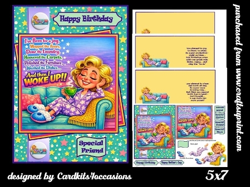 A birthday dream 5x7