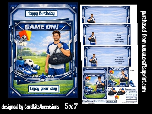 Football game on 5x7