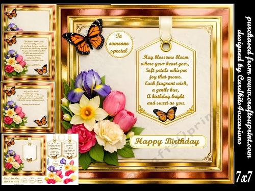 Butterflies and flowers