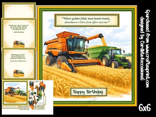 Harvest time 6x6
