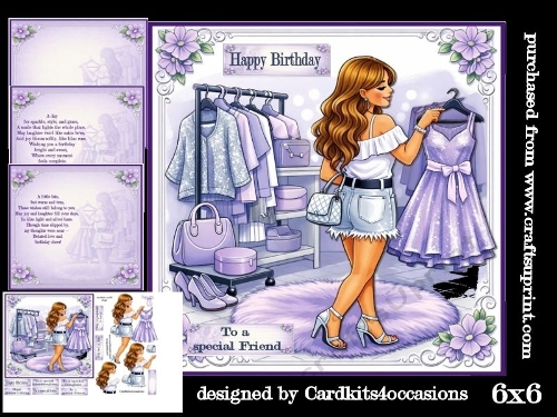Lilac Boutique 6x6
