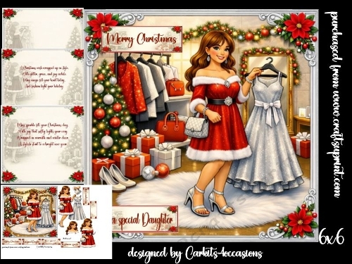 A sparkling Christmas day 6x6