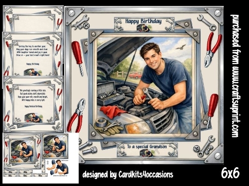 Under the car bonnet 6x6