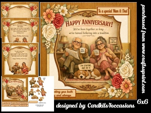 Anniversary Humour 6x6
