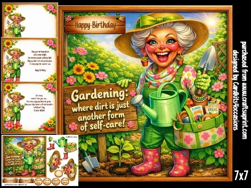 Hilda in the garden
