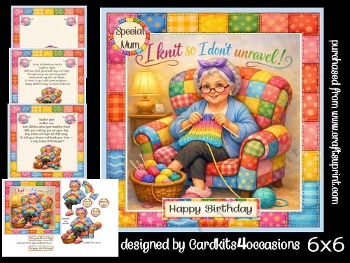 Knit so you dont unravel 6x6