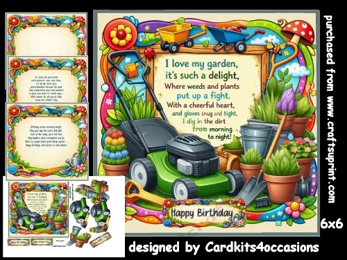 I love my garden 6x6