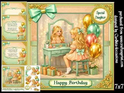 Birthday bows and sparkle