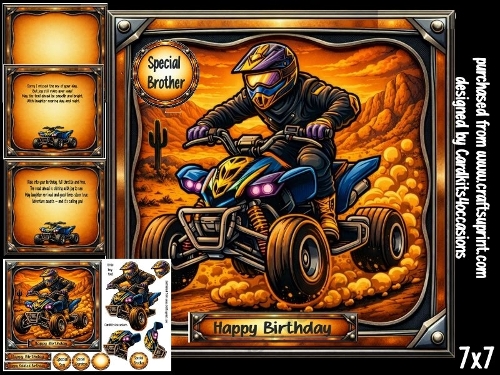 Sport quad rider