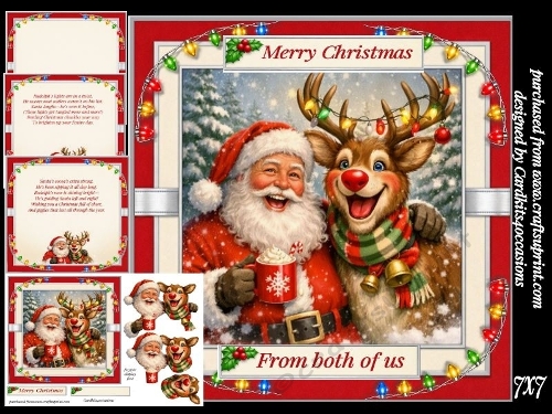 Santa and Rudolph
