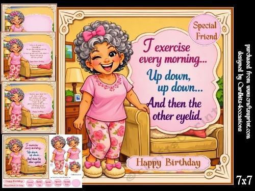 Eye exercise every morning