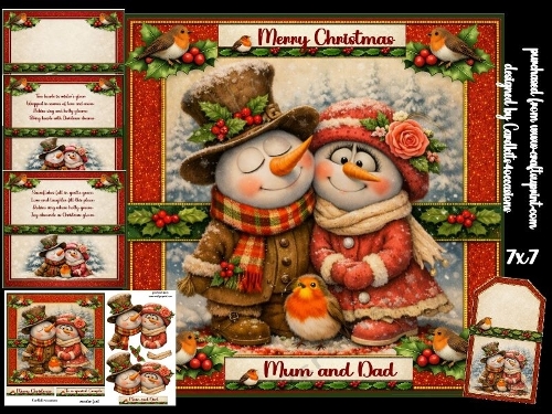 Festive love and snow