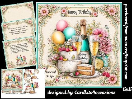 A birthday celebration 6x6