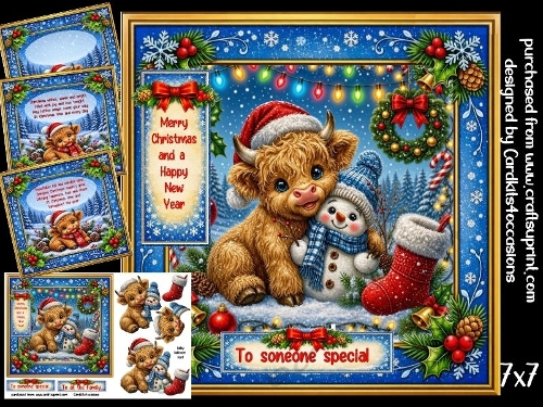 Hamish and snowy send Christmas wishes