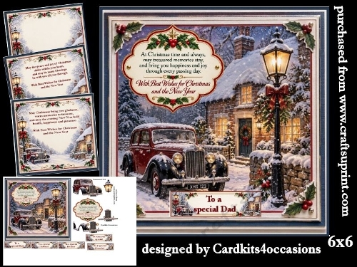 A Festive vintage car 6x6