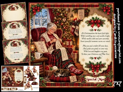 Festive knitting