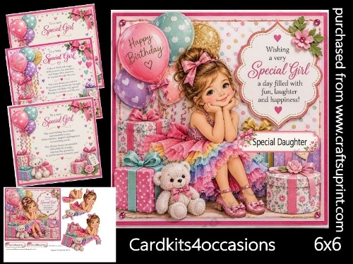 A special girls birthday 6x6