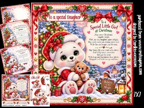 To a special little girl at Christmas