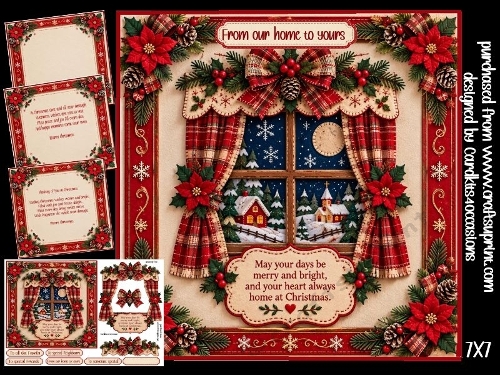 A Christmas window