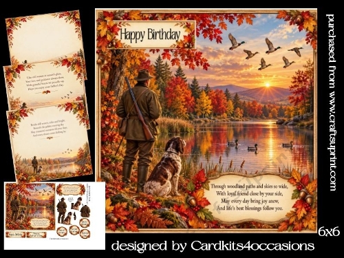 woodland paths and loyal friends 6x6