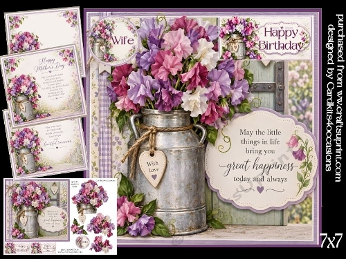 Sweet pea celebration