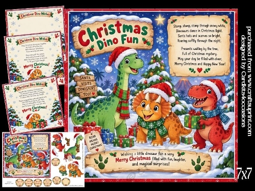 Festive Dinosaurs