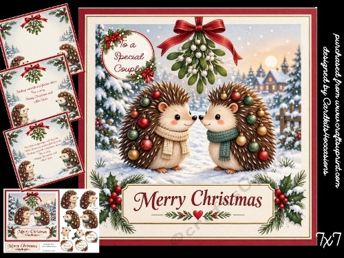 Festive Hedgehogs