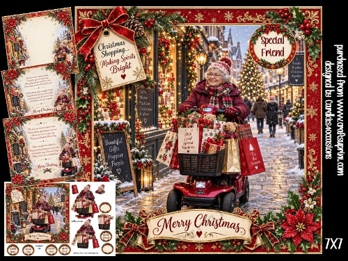 Christmas shopping on wheels
