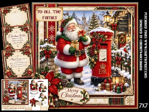 Santa at the Post Box