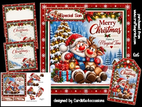Christmas buddies 6x6