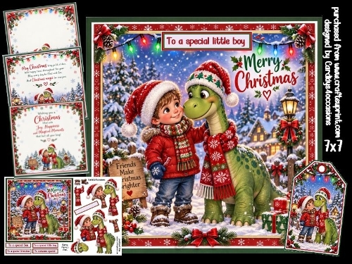 My Christmas friwend the Dinosaur