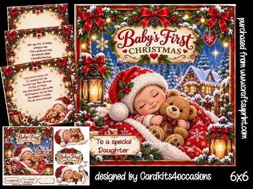 Your very first Christmas 6x6