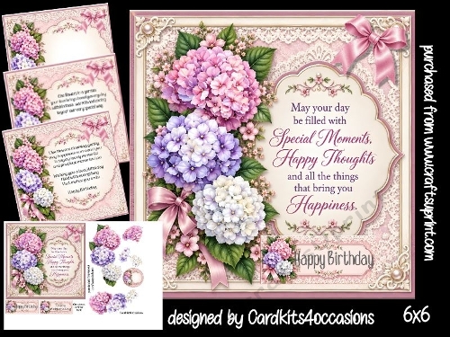 Special moments happy thoughts 6x6