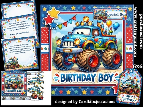Monster truck 6x6
