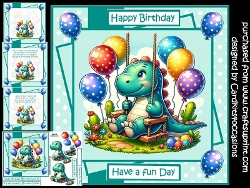 The little swinging Dinosaur
