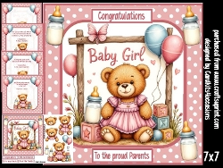 A cute baby girl