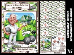 Roll with the bowls 5x7